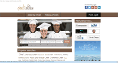 Desktop Screenshot of chef-jobs.co.uk